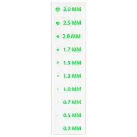 Панель прозрачная MAGNAFLUX для оценки размеров индикаций дефектов