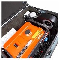 Генератор A-iPower A8000EAX в супертихом зимнем кожухе 1400SS RAL 7031