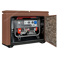 Генератор A-iPower A8000EAX в тихом зимнем кожухе 1200 RAL 8017