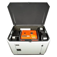 Генератор A-iPower A8000EAX в супертихом зимнем кожухе 1400SS RAL 7035