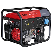 Бензиновый генератор FUBAG BS 5500 A ES в тихом зимнем кожухе 1200 RAL 8019