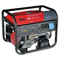 Бензиновый генератор FUBAG BS 7500 A ES в тихом зимнем кожухе 1200 RAL 7024