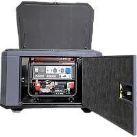 Генератор A-iPower A7000EAX в супертихом зимнем кожухе 1400SS RAL 7024