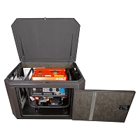 Генератор A-iPower A6000EAX в тихом зимнем кожухе 1200 RAL 8019