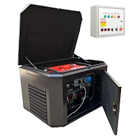 Генератор A-iPower A7000EAX в супертихом зимнем кожухе 1400SS RAL 8019 + блок автозапуска A-iPower 230В/400В 100А 8 ПИН