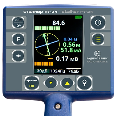 Приемник Сталкер ПТ-24 (встроенный GPS/ГЛОНАСС модуль, Li-Ion)