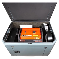 Генератор A-iPower A8000EAX в супертихом зимнем кожухе 1400SS RAL 7031