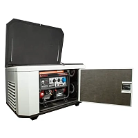 Генератор A-iPower A9000EAX в супертихом зимнем кожухе 1400SS RAL 7035