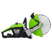 Бетонорез Greenworks PC141 аккумуляторный 82В с АКБ 2,5 Ач + ЗУ 4А