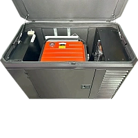 Генератор A-iPower A11000EAX в супертихом зимнем кожухе 1700SS RAL 8019