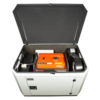 Генератор A-iPower A9000EAX в супертихом зимнем кожухе 1400SS RAL 7035