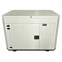 Бензиновый генератор A-iPower A17000TEAX в тихом зимнем кожухе 1600 RAL 7035 + блок автозапуска A-iPower 230В/400В 100А 8 ПИН