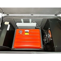 Бензиновый генератор A-iPower A11000TEAX в супертихом зимнем кожухе 1700SS RAL 7024 + блок автозапуска A-iPower 230В/400В 100А 8 ПИН