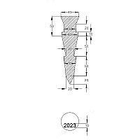 Стенной репер для линий нивелирования